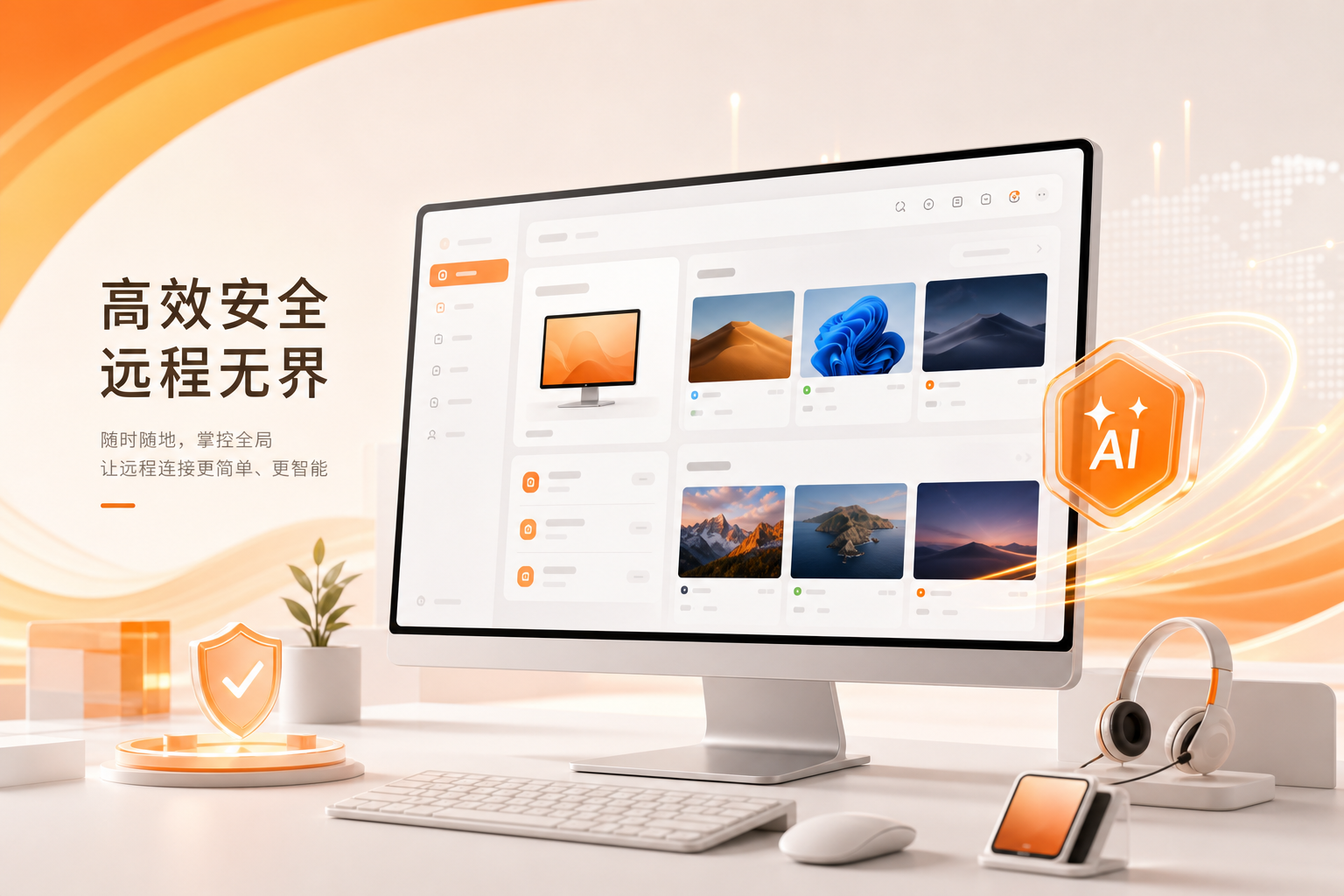 向日葵清爽远程办公与多设备连接